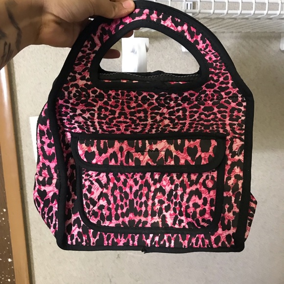 Pink leopard bag - Picture 1 of 4